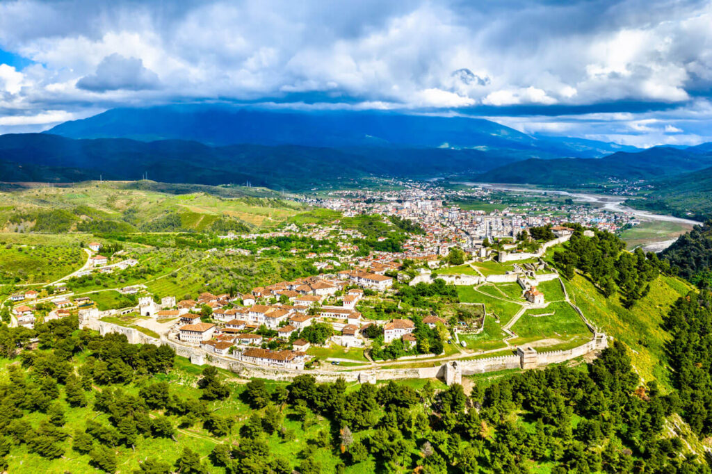 fort berat albanie 1400